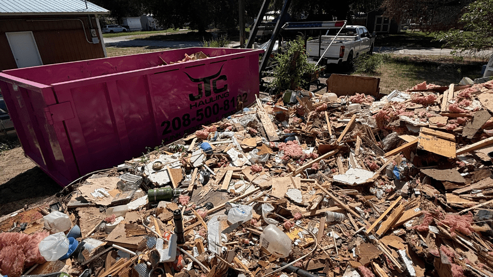 Residential Pink Dumpster Rentals