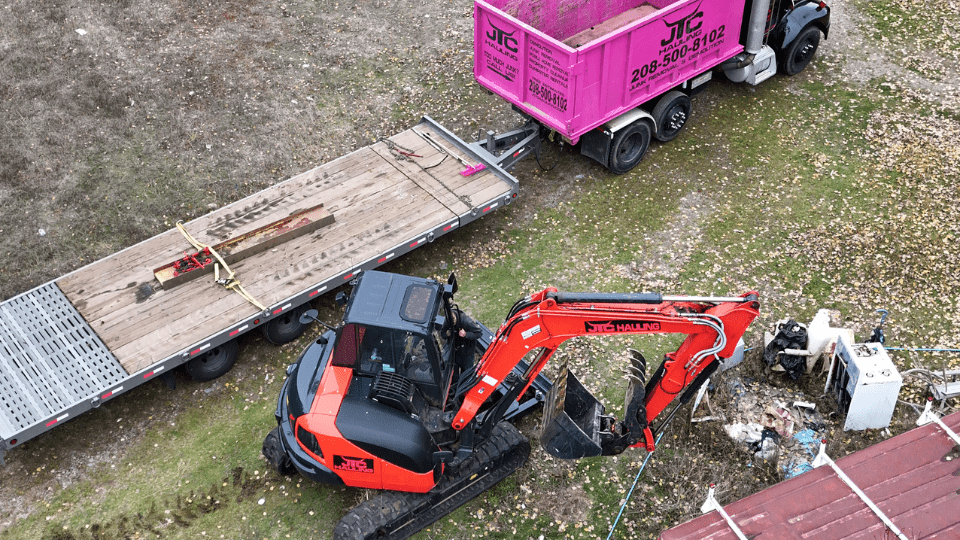 Residential Pink Dumpster Rentals